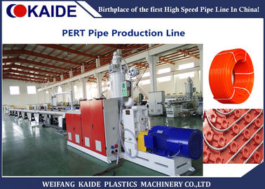 暖房のHDPEの管の生産ライン速度35m/minのポリエチレンの放出機械