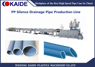 50-200mm PPの防音の排水の管の生産機械/PP排水の管の押出機KAIDE